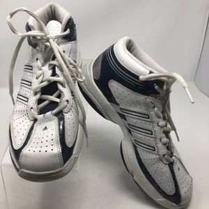 Adidas Shoes Men Size 6 Shoes White And Navy Blue